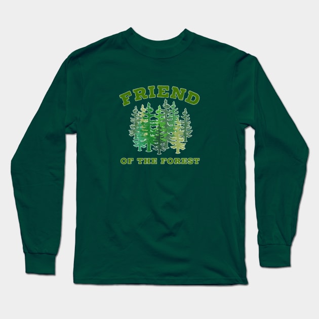 Friend Of The Forest Long Sleeve T-Shirt by LittleBunnySunshine